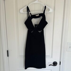 Black Cut-Out Dress